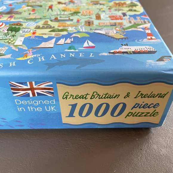 1000 piece Great Britain puzzle - Picture 2 of 3